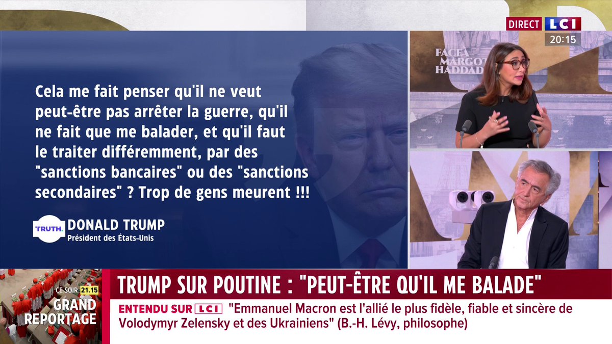 🗣️ Trump peut-il devenir un allié des Ukrainiens ? "Je reste prudent et je reste sceptique" répond Bernard-Henri Lévy ▶️ ✦ Margot Haddad ✦