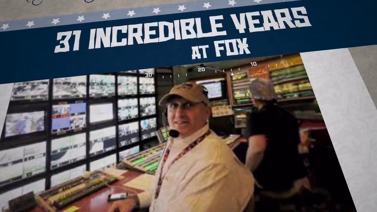 31 incredible years with us at FOX Sports. He was part of the original FOX: NASCAR crew in 2001. Thanks for everything, Artie Kempner.