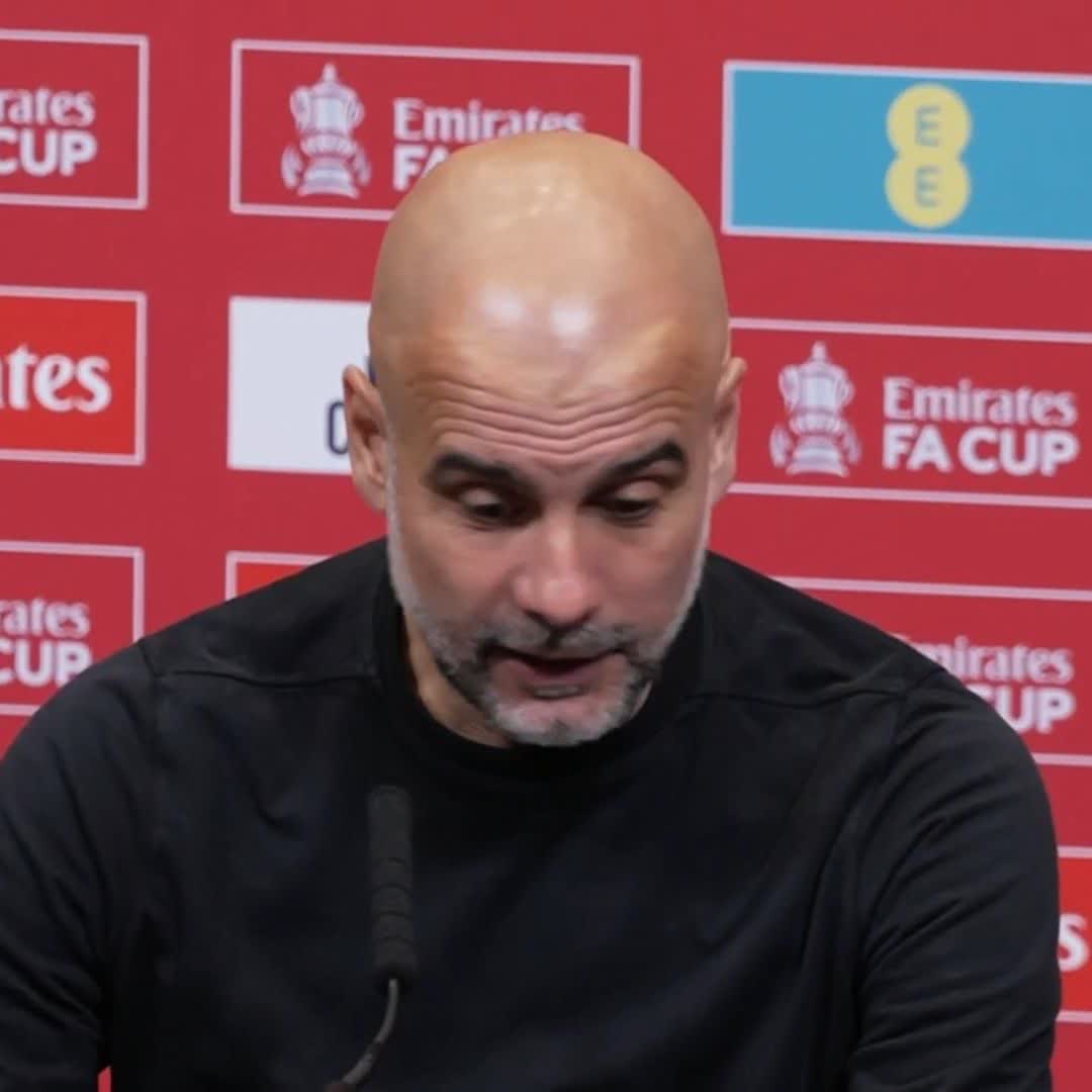 🗣️ "On behalf of myself and all the club, we want to congratulate Liverpool" Pep Guardiola has praised Arne Slot's side but states that he hopes that Manchester City compete with them next season in the Premier League 🎙️