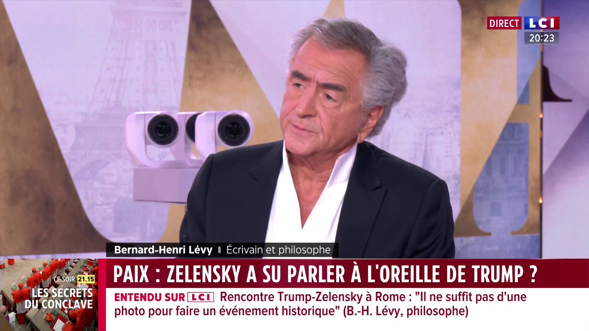 🗣️ "Militairement, aujourd'hui, les Ukrainiens sont en capacité de tenir quasiment seuls" avance Bernard-Henri Lévy ▶️ ✦ Margot Haddad ✦