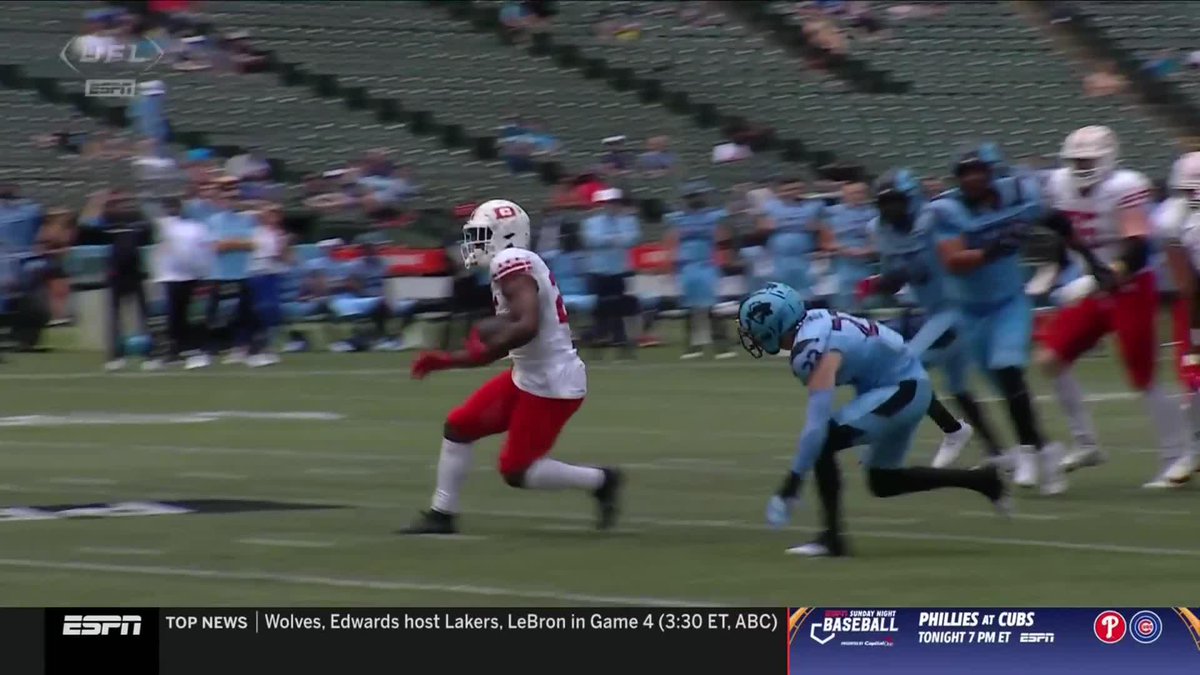 🚨 HURDLE 🚨 Deon Jackson can't be stopped 😤 📺: ESPN | D.C. Defenders