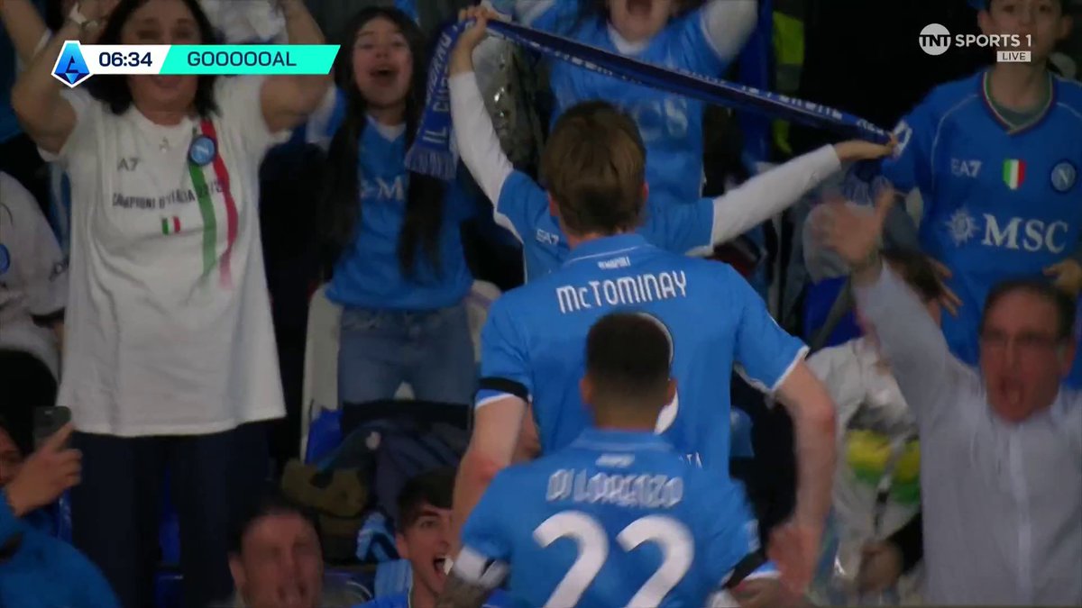 SCOTT MCTOMINAY CAN'T STOP SCORING! That's 10 goals in his first season in Serie A 👏 📺 TNT Sports &amp; discovery+ UK