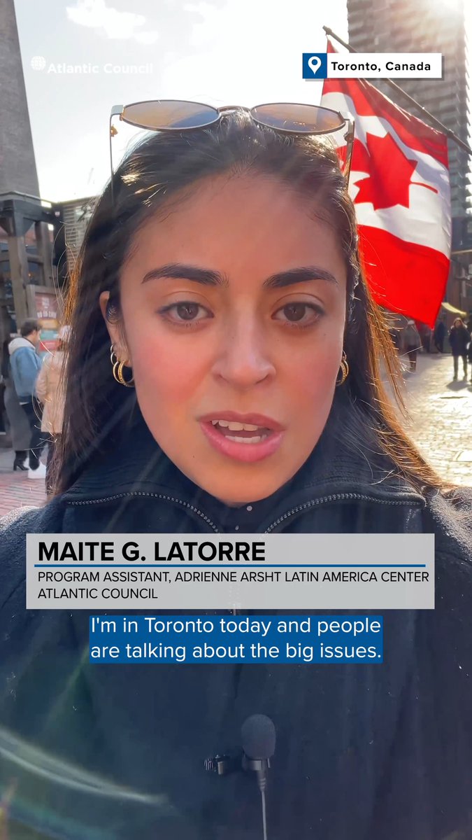 WATCH | As Canadians head to the polls on Monday, Arsht Latin America Center & Caribbean Initiative’s Maite G. Latorre is on the ground in Toronto, where voters are focused on the big issues shaping the election: “The biggest concern by far is still the cost of living and affordability,” she explains.