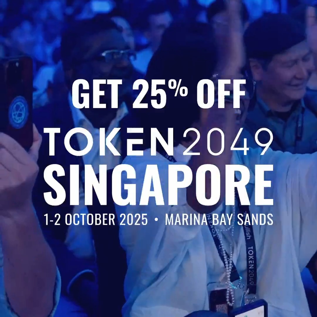 Next up: TOKEN2049 Singapore, 1-2 October 2025 🇸🇬 Get ready for the World's Largest Crypto Event, with 25,000 attendees from across the global ecosystem. Use code TOKENFAMSG during #TOKEN2049Week for 25% off tickets – just US$299 during this special sale.