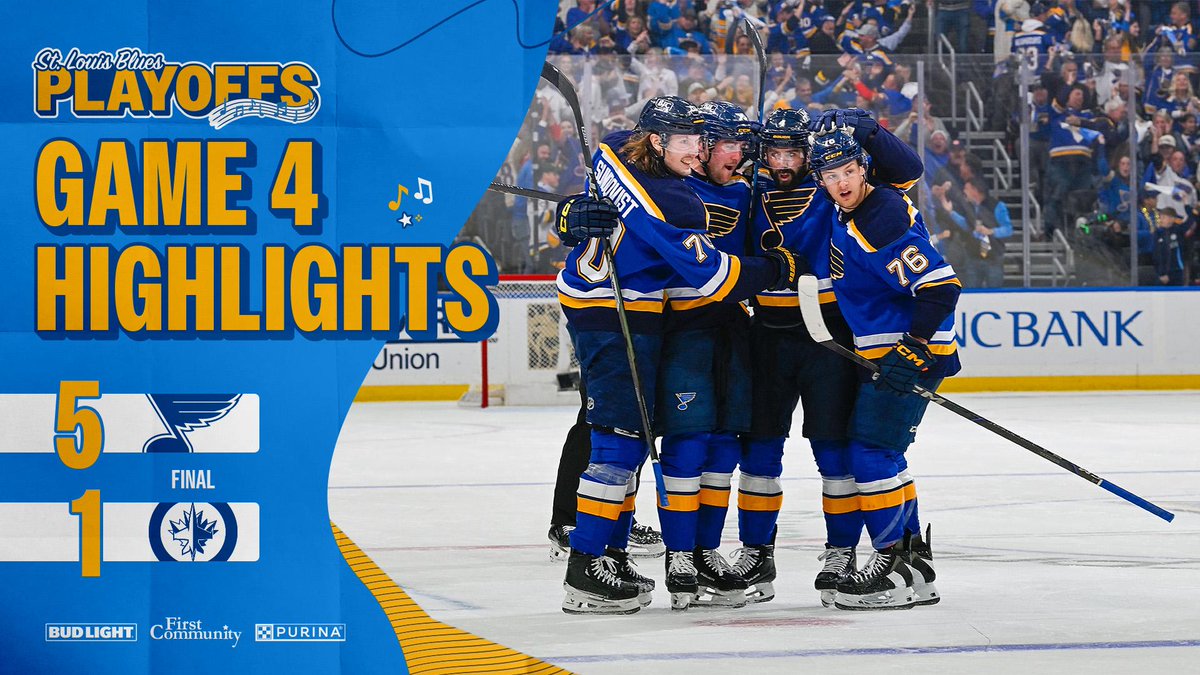 It's now a best-of-three. #stlblues | First Community