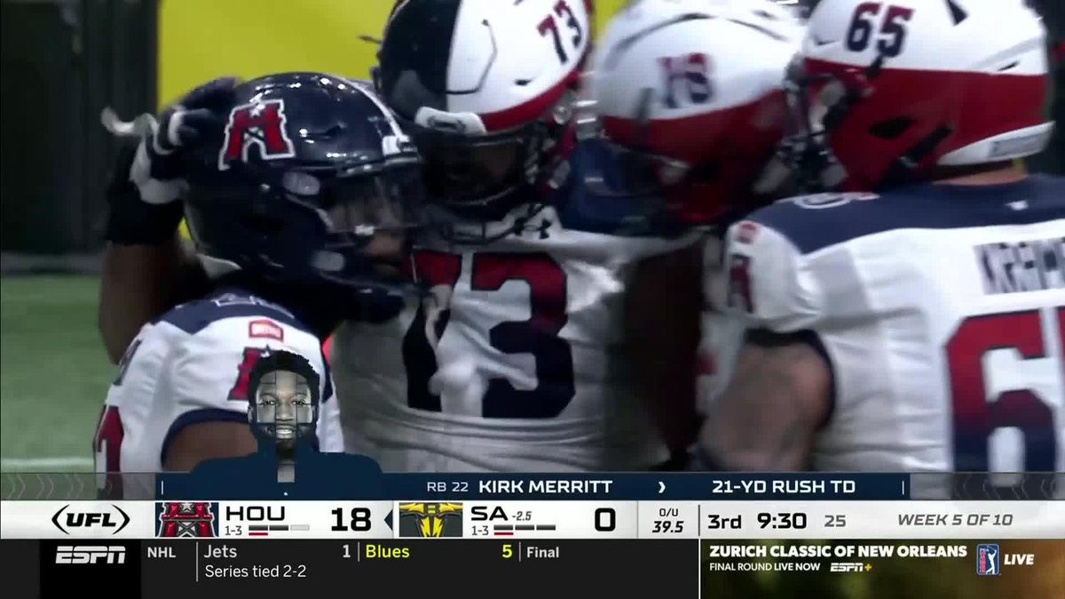 KIRK MERRITT. TOUCHDOWN! 📺: ESPN | Verizon