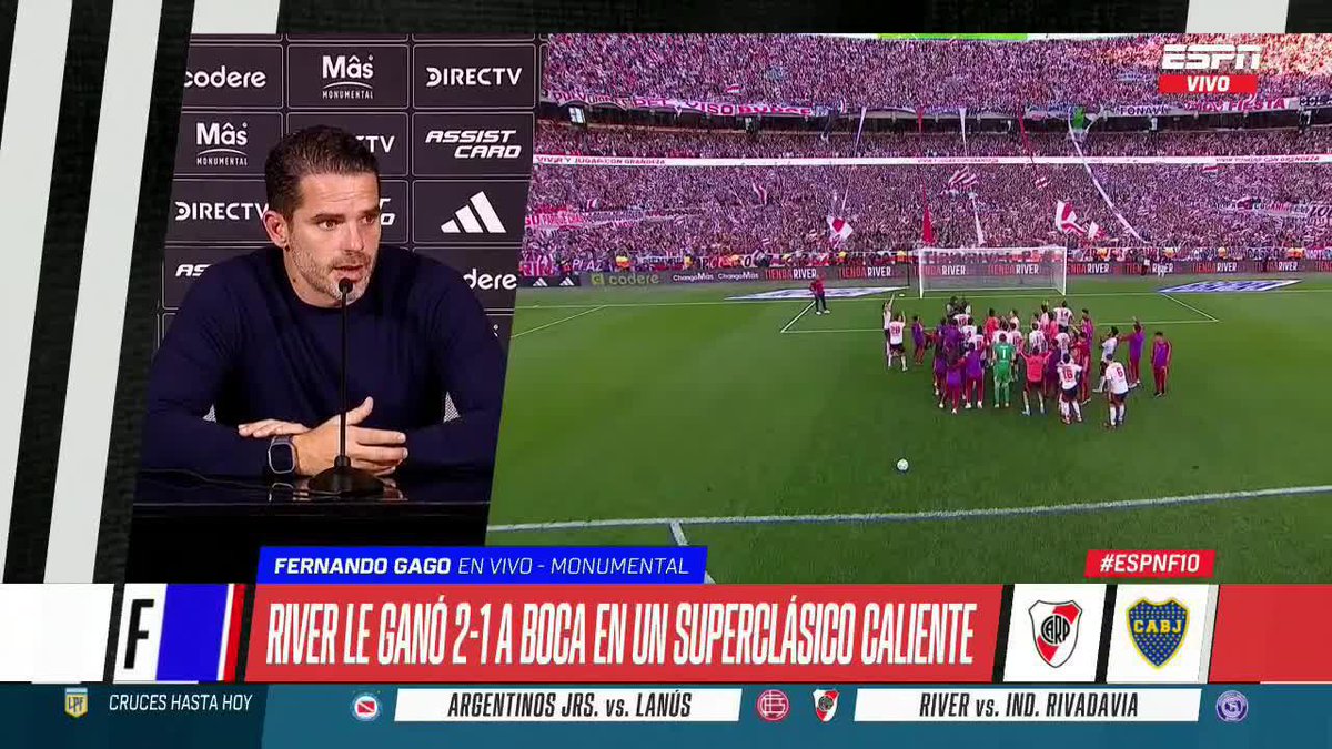 ¿POR QUÉ CAMBIÓ EL ESQUEMA? Así lo explica Fernando Gago. 📺 #DisneyPlus