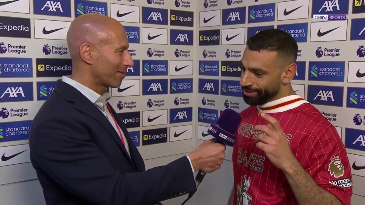 محمد صلاح يتحدث بـعد تحقيق لقب البريميرليغ ♥️🇪🇬