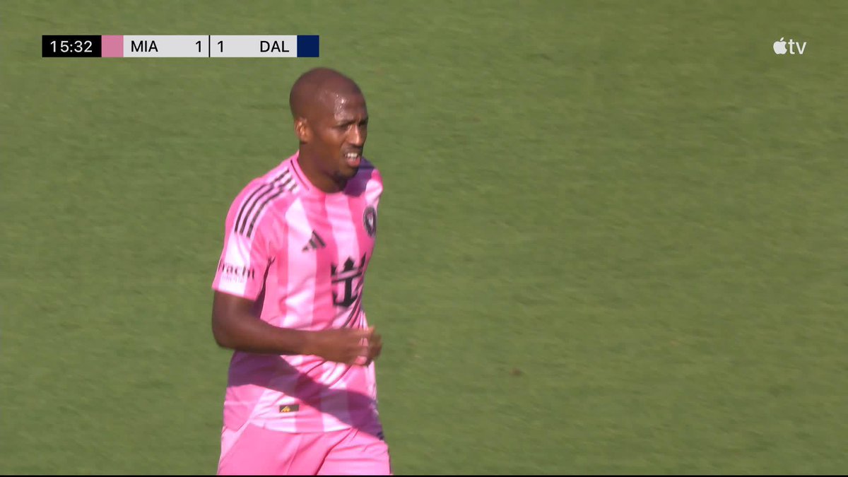 Fafa cleans up for Inter Miami CF and it's 1-1. 🍽️ We've got a good one in South Florida! 📺 #MLSSeasonPass: