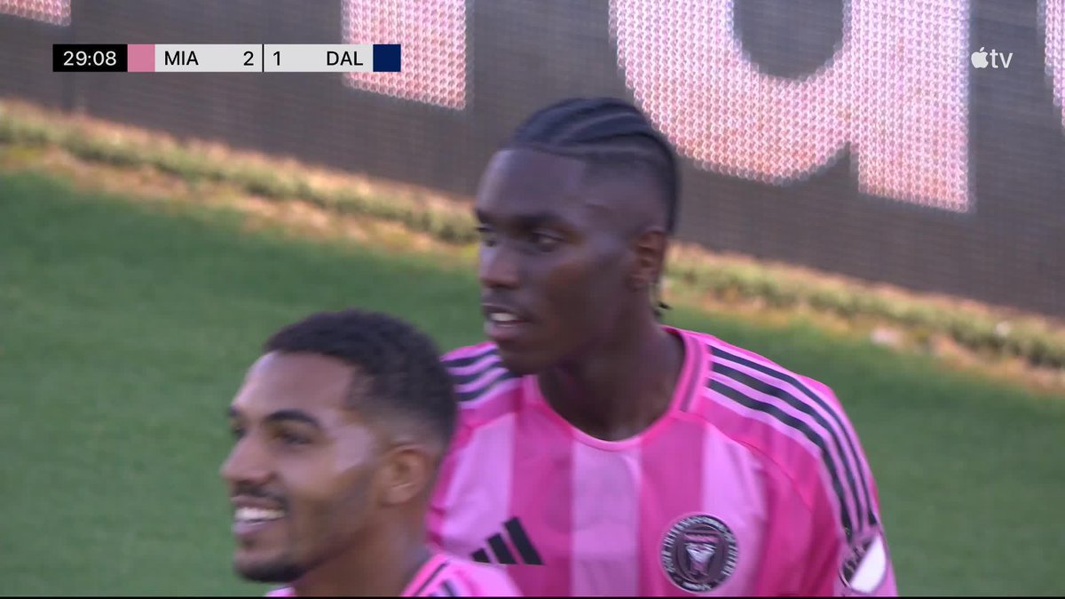 Welcome to MLS, Allen Obando. 🇪🇨 Miami's 18-year-old forward opens his account!