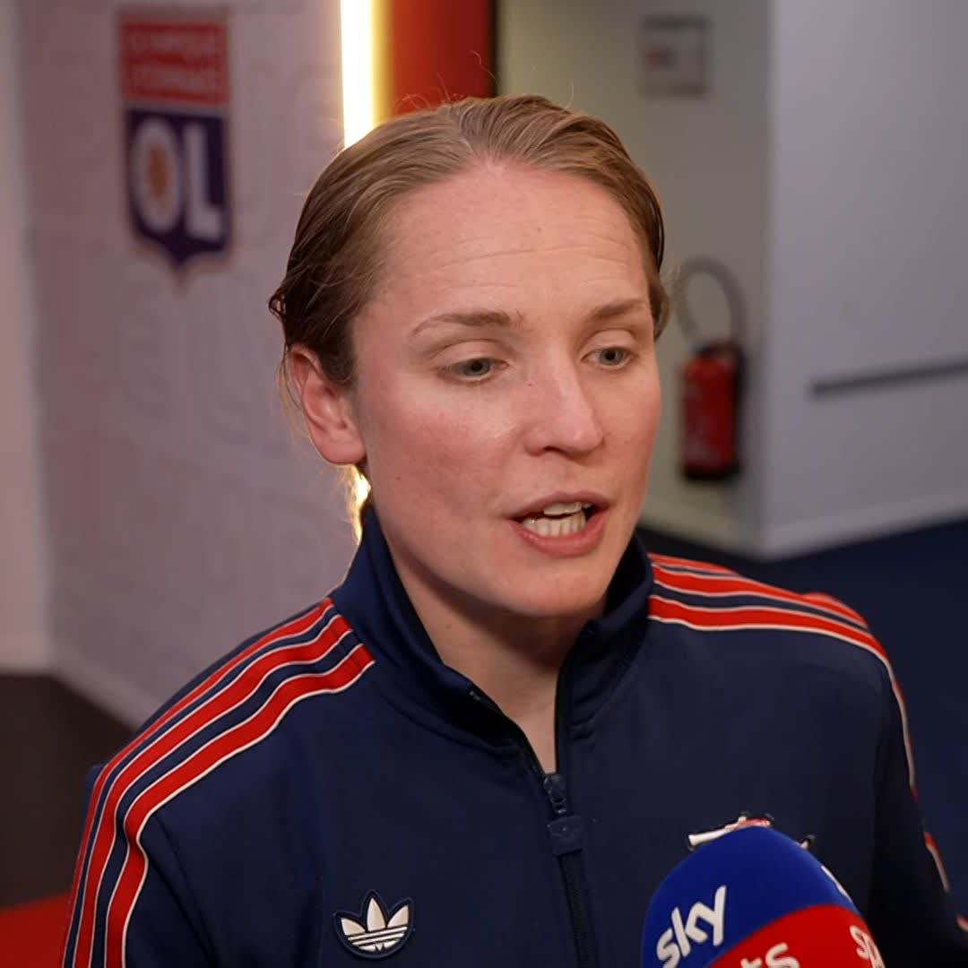 "Incredibly proud of the team" 🥺 Safe to say, Kim Little loved that Arsenal win 🔴