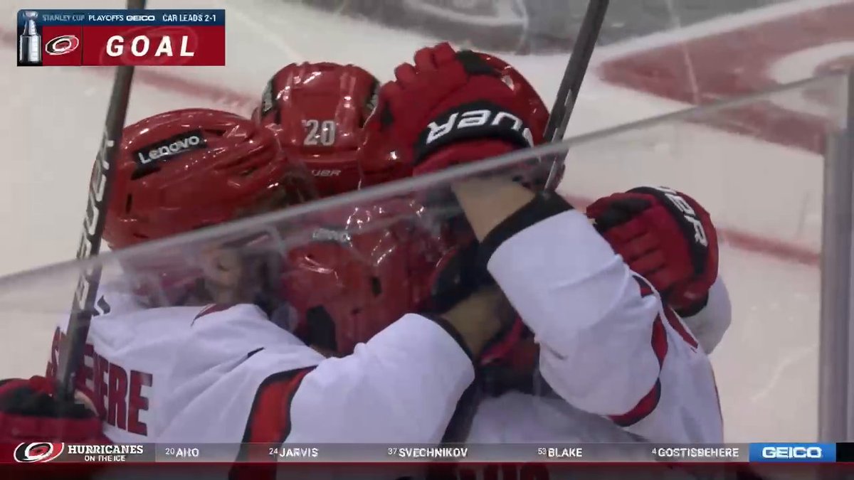 That's so Svech. 🌀 Andrei Svechnikov's hat trick propelled the Carolina Hurricanes to a Game 4 win! #StanleyCup Hat Trick Challenge presented by AstraZenecaUS