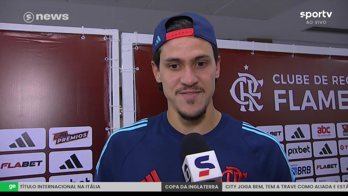 Pedro, após marcar dois gols contra o Corinthians: "Voltei (de lesão) muito bem, respeitando cada fase. Estou bem confiante".