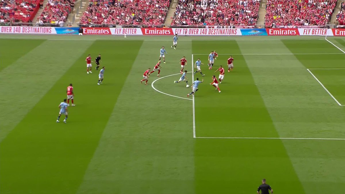 Manchester City are heading to their third straight #EmiratesFACup Final after a 2-0 win over Nottingham Forest at Wembley Stadium 💪