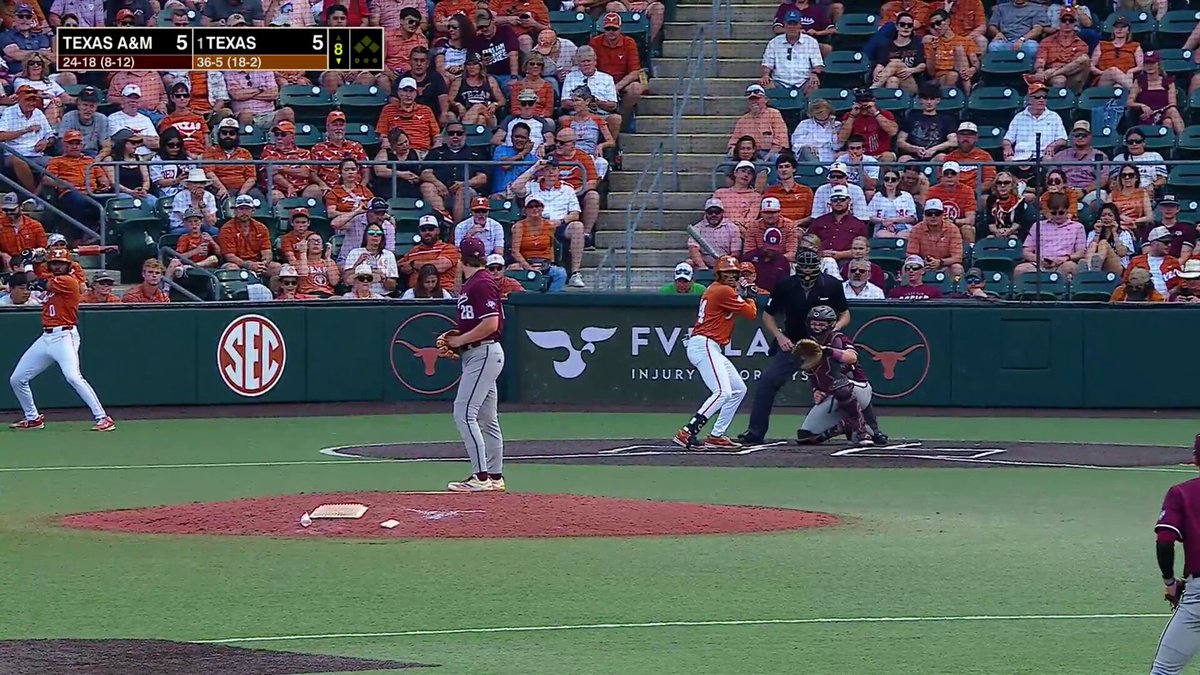 an A-Bomb from A-Rod 💣 #HookEm | Adrian Rodriguez