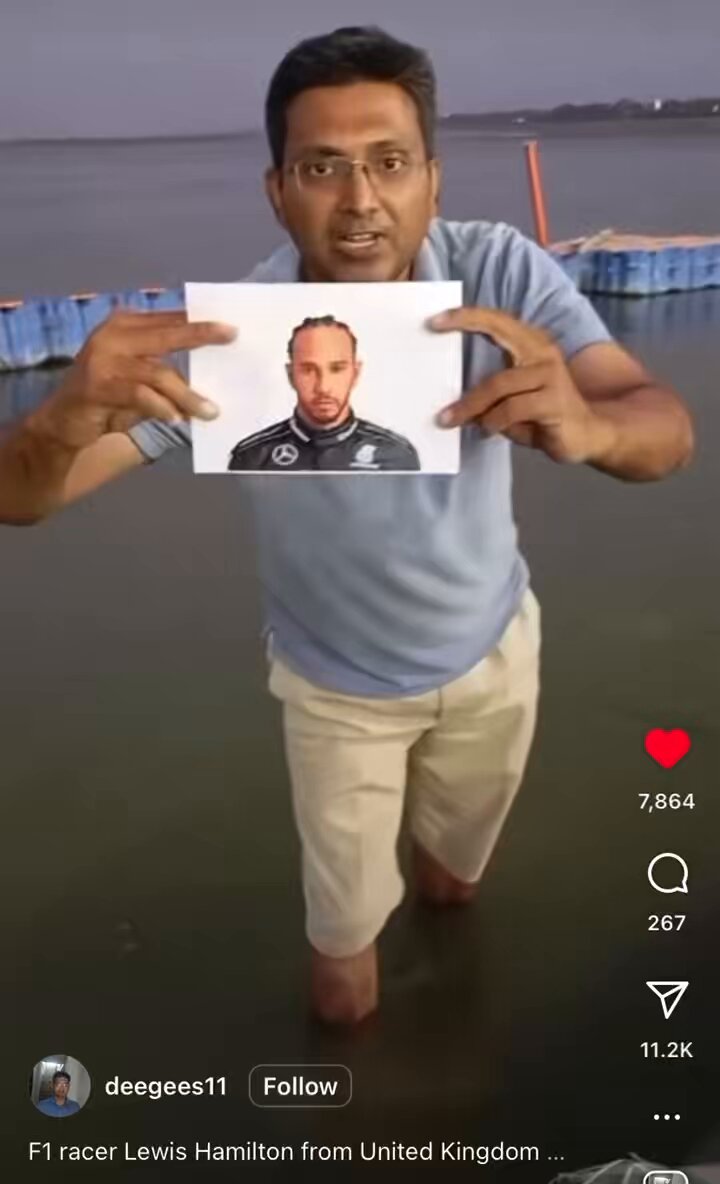 guys we’re winning it all lewis has been blessed 😭🙏