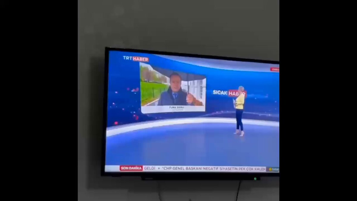 Türk Televizyonculuğunun okulu koskoca TRT’nin düştüğü durum… Pazarcı amca bile sizden daha güzel ‘Vaşington’ yazıyor. 😂 ⁦TRT HABER⁩