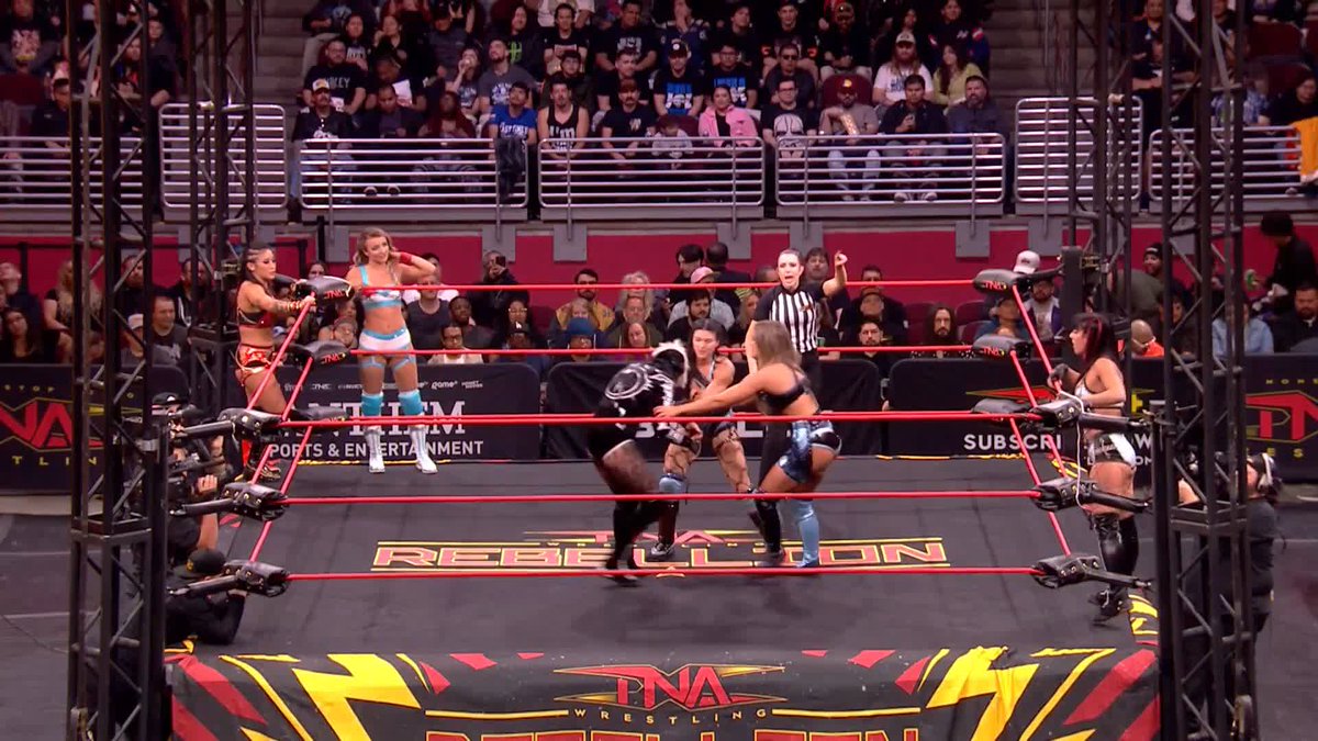 .Jacy Jayne, Fallon Henley, and Jade Gentile DROP The Demon Assassin! WATCH The Countdown to #TNARebellion on TNA+: