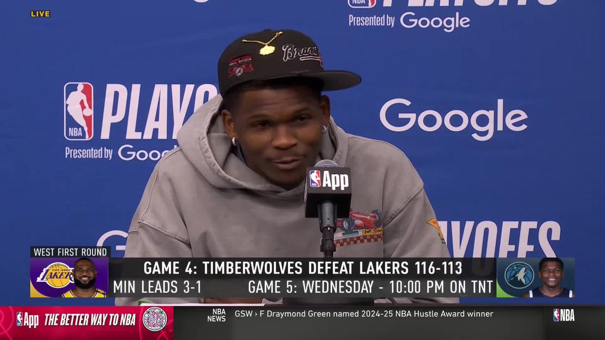 "I've been dreaming of this all my life" Ant says he lives for clutch opportunities 🙌