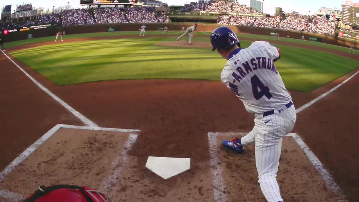 This view of one of Pete Crow-Armstrong's double 🔥 📺: ESPN