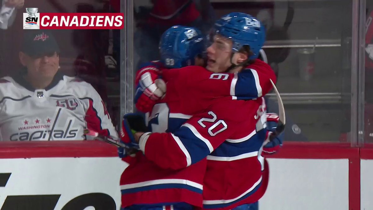 FIRST #STANLEYCUP PLAYOFFS POINT FOR IVAN DEMIDOV!! 🚨 What a move to set up Juraj Slafkovský! 🇺🇸: NHLonTNT (TBS) &amp; HBO Max Sports ➡️ 🇨🇦: Sportsnet or stream on Sportsnet+ ➡️