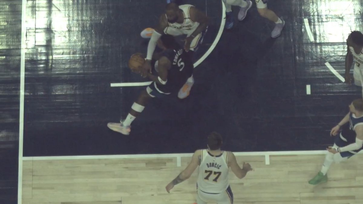 During Q4 of tonight's #LALatMIN game, Replay Center officials determined the Coach's Challenge by MIN was successful and the original call of out-of-bounds was overturned to a proximate foul committed by the Lakers' LeBron James.