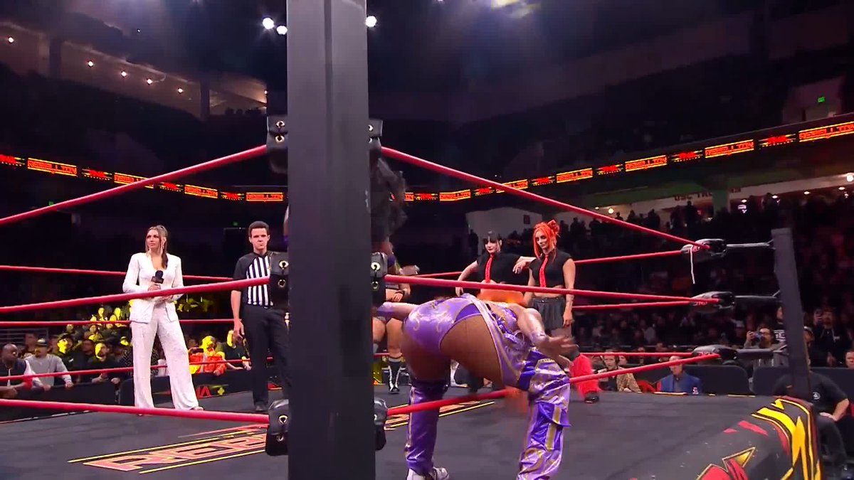.Ash By Elegance and Heather by Elegance 💋 defend the TNA Knockouts World Tag Team Championships against 3 other teams RIGHT NOW at #TNARebellion! WATCH #TNARebellion LIVE on TNA+: