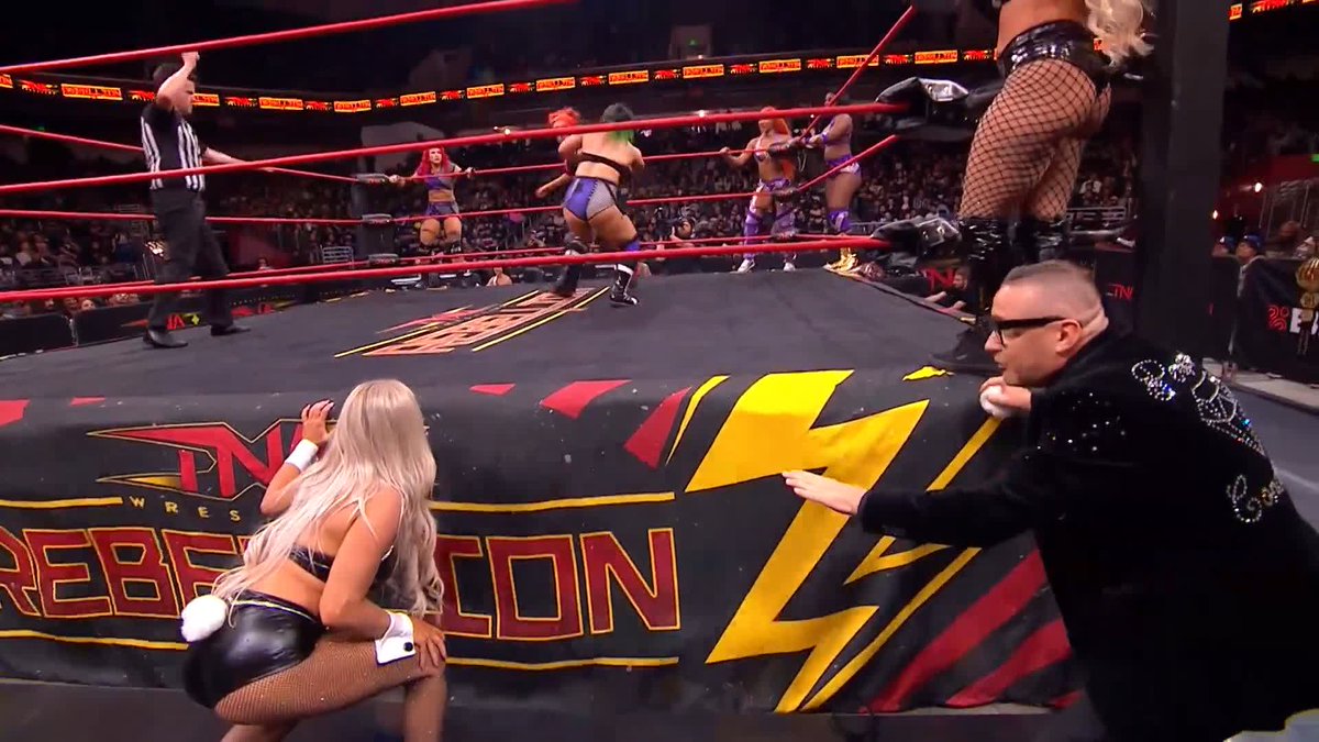 EVERYBODY but Lash Legend and x is down! WATCH #TNARebellion LIVE on TNA+: