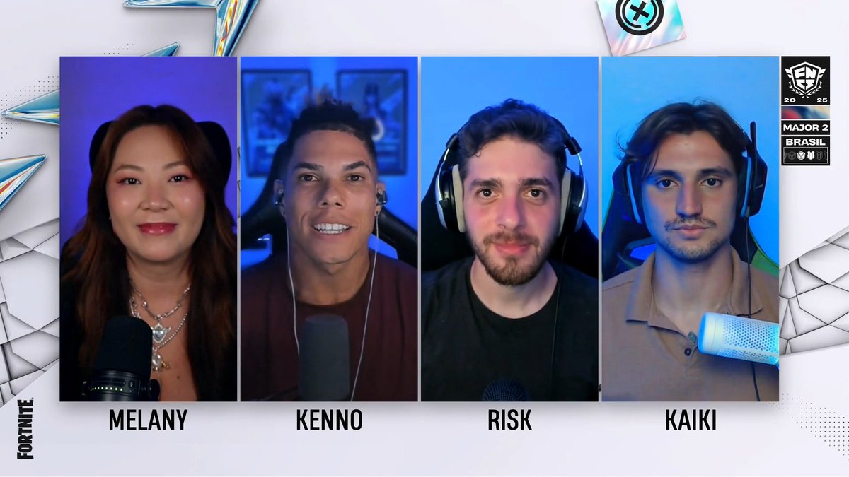 PARABÉNS AOS CAMPEÕES DO MAJOR 2 DA FNCS! 👑 🏆 Stryker + Tisco + Cadu Vemos vocês no Campeonato Global da FNCS 2025 em Lyon, na França! ✈️