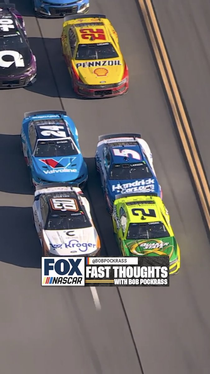 "Could anyone have done something different to make a move for the win at Talladega?" Fast Thoughts with Bob Pockrass: