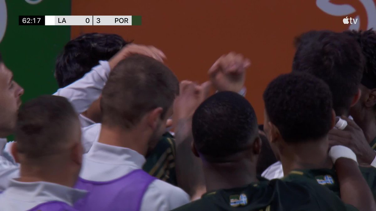 Bar down for Kevin Kelsy. Three goals for Portland Timbers. Big night for the visitors in LA. ✨