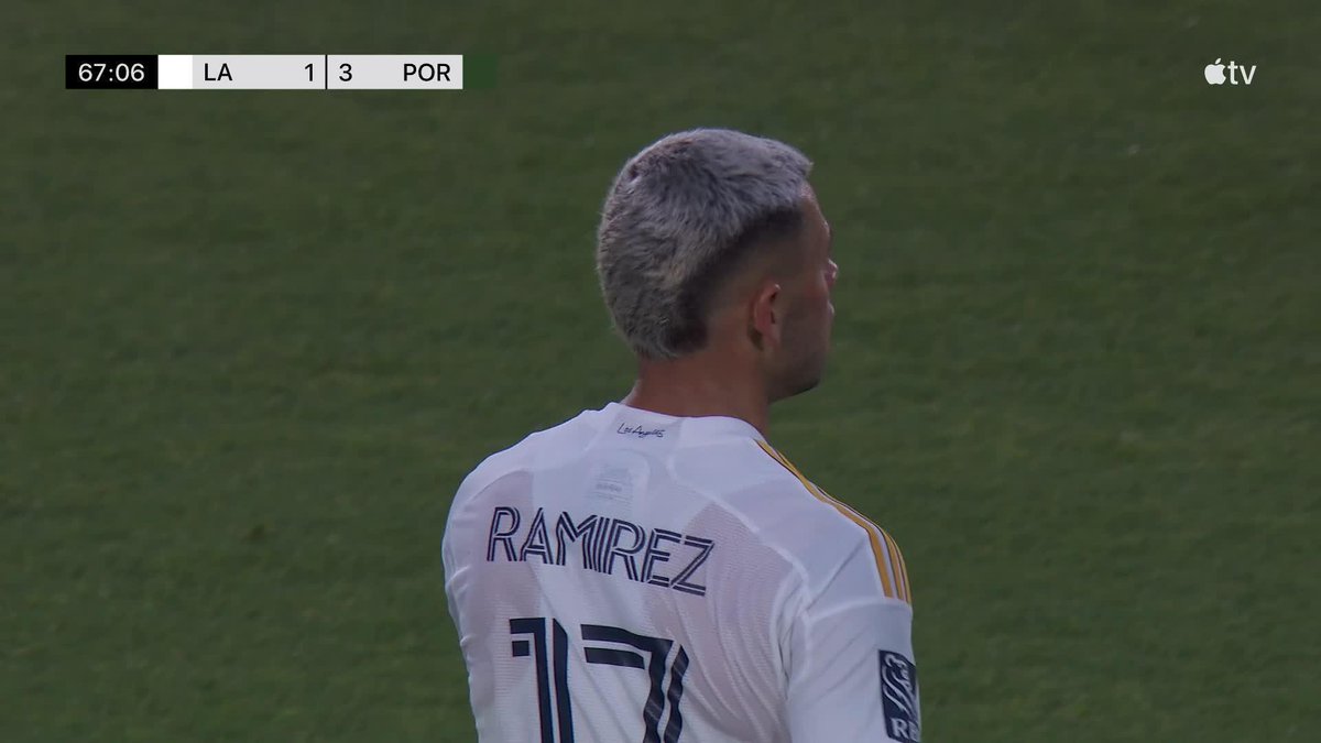 Galaxy are on the board. ✅ Christian Ramirez gets one back for the hosts. 📺 #MLSSeasonPass: