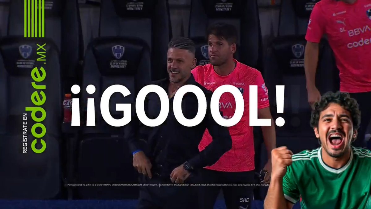 Buen centro de Tecatito y gran remate de Berterame...😮‍💨😮‍💨😮‍💨 ¡VAMOS MIS RAYADOS!🗣️💙🤍 #GolRayado