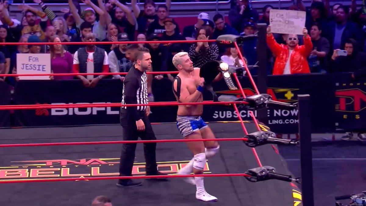 #WWENXT's Trick Williams just laid out Joe Hendry! WATCH #TNARebellion LIVE on TNA+: