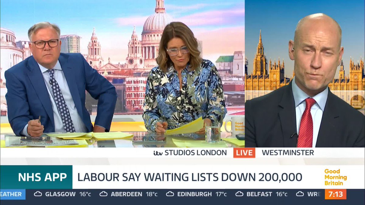 Rachel Reeves is reportedly under pressure to give millions of teachers & NHS workers bigger pay rises than planned. Susanna Reid challenges Stephen Kinnock over whether the Chancellor will accept the independent pay review body's reccommendation of a 3% pay rise for nurses.