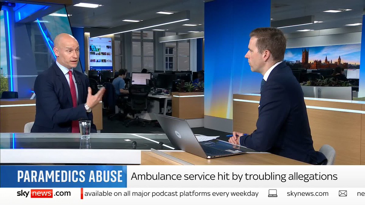 'It's deeply disturbing... frankly horrified to read these reports' Stephen Kinnock reacts to the Sky news investigation into reports of the UK's 'worst ambulance service' Full investigation from Rachael Venables ➡️ 📺 Sky 501 and YouTube