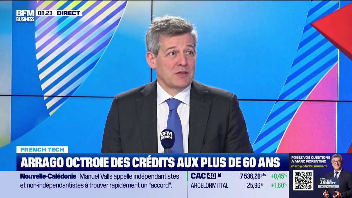 Arrago octroie des crédits aux plus de 60 ans "On propose des prêts aux personnes qui n'arrivent pas à en obtenir, notamment si elles ont plus de 60 ans. L'intérêt, c'est que cela leur permet de ne pas avoir de mensualités à payer chaque mois." 🎙️ Alexis Rouëssé, DG d'Arrago