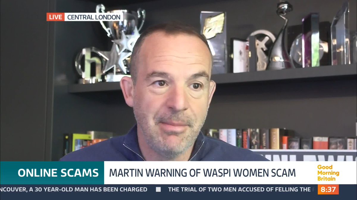 'It's completely fake. Nothing to do with me.' @Martinslewis issues a stark warning on the rise of scams using his name to offer compensation to WASPI women affected by changes to the state pension age.