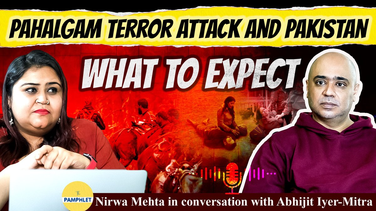 Indus water treaty in abeyance, diplomacy downgraded with Pakistan - but is that all it? Or can we expect more - and how much more? Abhijit Iyer-Mitra (@iyervval) and Nirwa Mehta (Nirwa Mehta) discuss the what is happening following the #PahalgamTerroristAttack