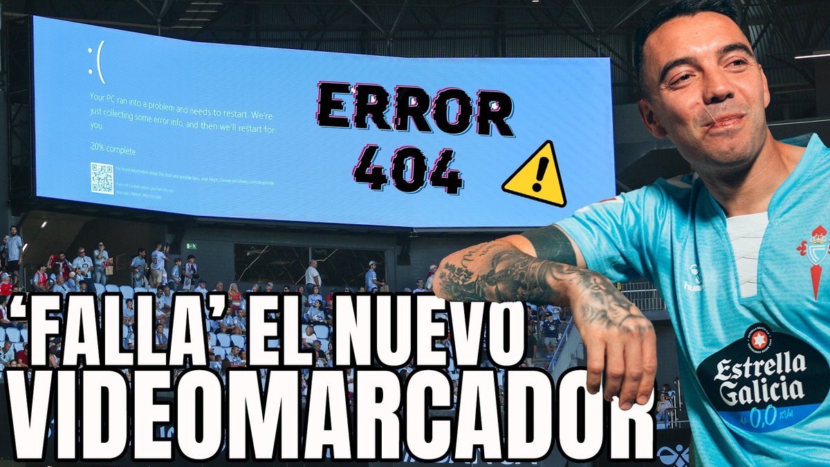 Ah, ¿que se fue la luz? Tócala maestro, Iago Aspas Juncal 💡