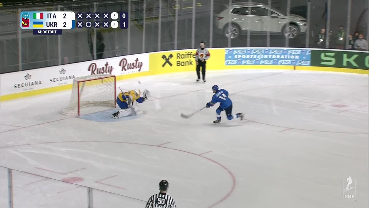 Ukraine force another shootout, this time it ends with a W! 👏🇺🇦 #MensWorlds1A Watch games live at