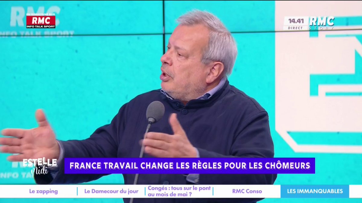 💶 France Travail change les règles pour les chômeurs 🎙️ Périco Légasse : "C'est un laxisme ! Quand on est chômeur, la première des choses que l'on doit faire, c'est se rendre prioritaire pour France Travail... Il y a beaucoup de rendez-vous manqués, oubliés !" #EstelleMidi