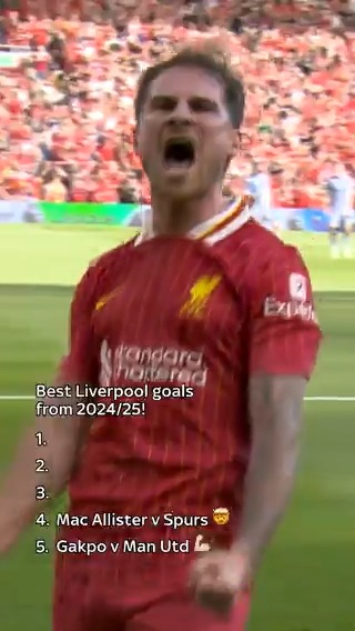 A season to remember for Liverpool... here are their top five Premier League goals 🔴✨
