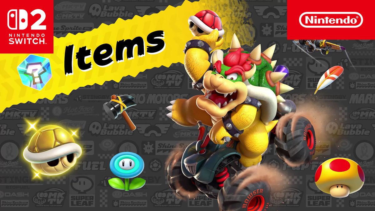 You get new items, you get new items – everyone gets new items in #MarioKartWorld! They’ll help in all kinds of ways, so when you get ‘em, use ‘em!