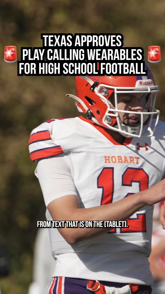 🚨BREAKING🚨 UIL has approved in-game digital wristbands for play calling use in 2025! Our partners at GoRout have a special offer for all Texas Football Coaches to ensure they are ahead of the technology evolution in sports. Visit to get a quote!