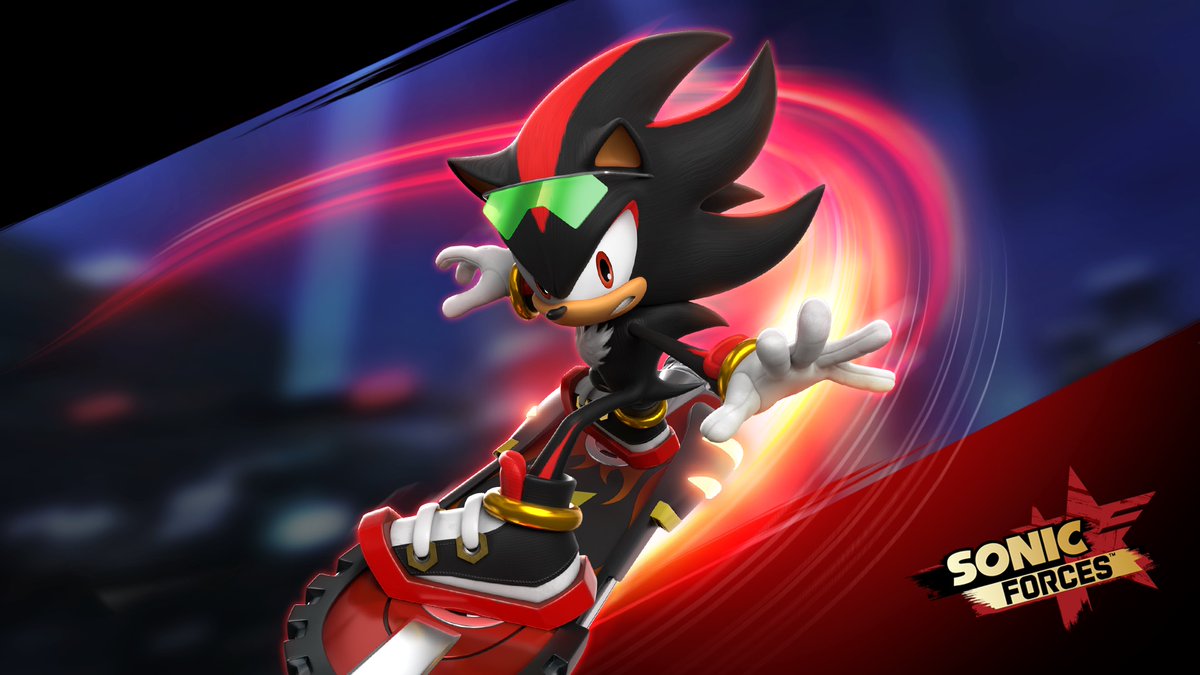 Zap, trap, and dash past the competition with the Ultimate Lifeform as Extreme Gear Shadow rides his way into Sonic Forces: Speed Battle!