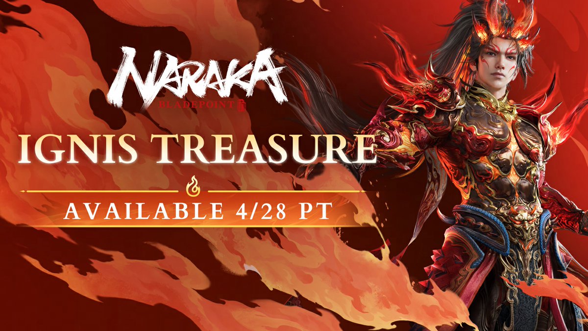 Set your heart ablaze and be reborn from the ashes with the fiery new looks from the Season 16: Ignis Treasure! Double the trouble with Tarka Ji's hot new Extreme Outfit and Flying Knives' Extreme Weapon Skin!