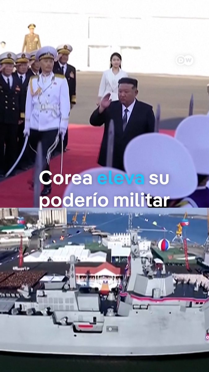 Líder de Corea del Norte Kim Jong-un presenta un nuevo destructor naval con capacidades nucleares Corea del Norte anuncia mejora de su poderío militar con nuevo buque de guerra con capacidades nucleares. El líder de la nación Kim Jong-Un también anunció una próxima adquisición de un submarino nuclear, y justificó el fortalecimiento de su armamento como una respuesta a la "amenaza de Estados Unidos y sus aliados"./cc