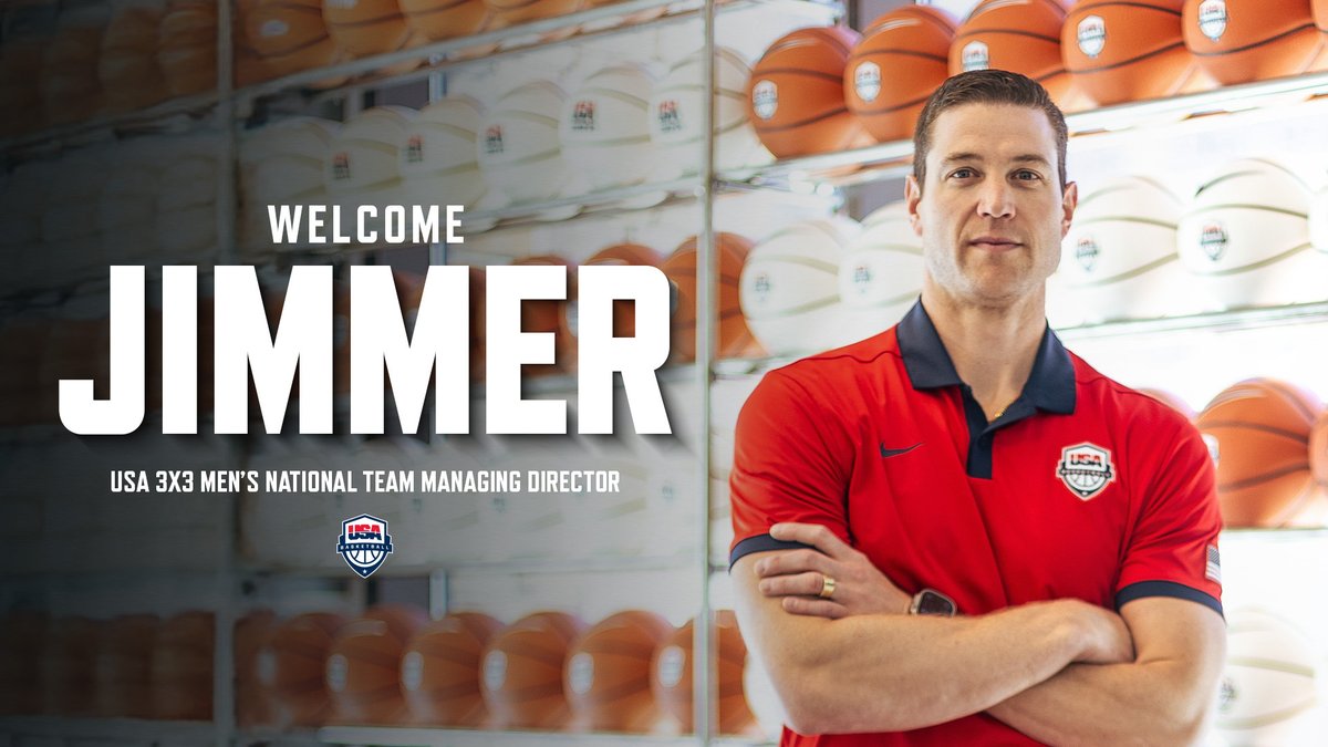 New Role, New Heights 📈🇺🇸 Jimmer Fredette steps in as the managing director of the 🇺🇸 #3x3MNT!