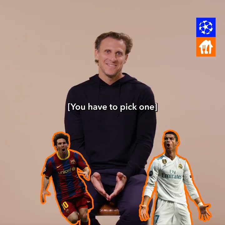 Best player in the last five years? 🤔 Diego Forlán plays Champions League Decades 🎞️ Just Eat Takeaway.com | #MatchdayMenu